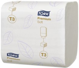 Papiert toaletowy biały w składce 19x11cm 2 warstwy (30szt x 252 listki) 114273 T3 TORK