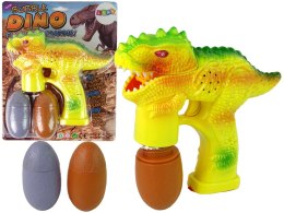 Bańki Mydlane Dinozaur Płyn Do Baniek Jajko Żółte Import LEANToys