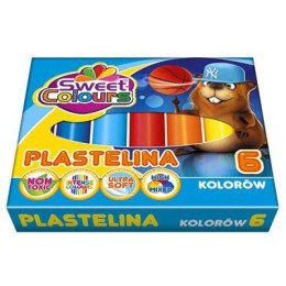 Plastelina 6 kolorów Sweet Colours KOMA-PLAST