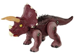 Dinozaur do Rozkręcania z Wiertarką Plastikowy Import LEANToys