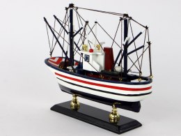 Statek Model Kolekcjonerski Drewniany Maszty Biały Import LEANToys