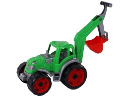 Traktor Koparka Zielony Łyżka Kolorowy 3435 Technok