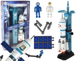 Zabawka Misja Kosmiczna Rakieta Astronauci Wyrzutnia 15 Elementów Import LEANToys