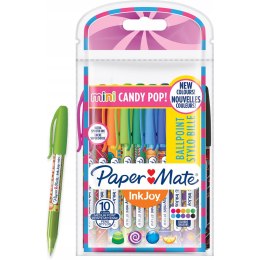 Długopis PAPER MATE INKJOY mini Candy Pop! ST 1.0 mm (10 sztuk) 2022692