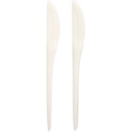 Nóż biodegradowalny CPLA 19cm biały (50sztuk) 97045 PAPSTAR